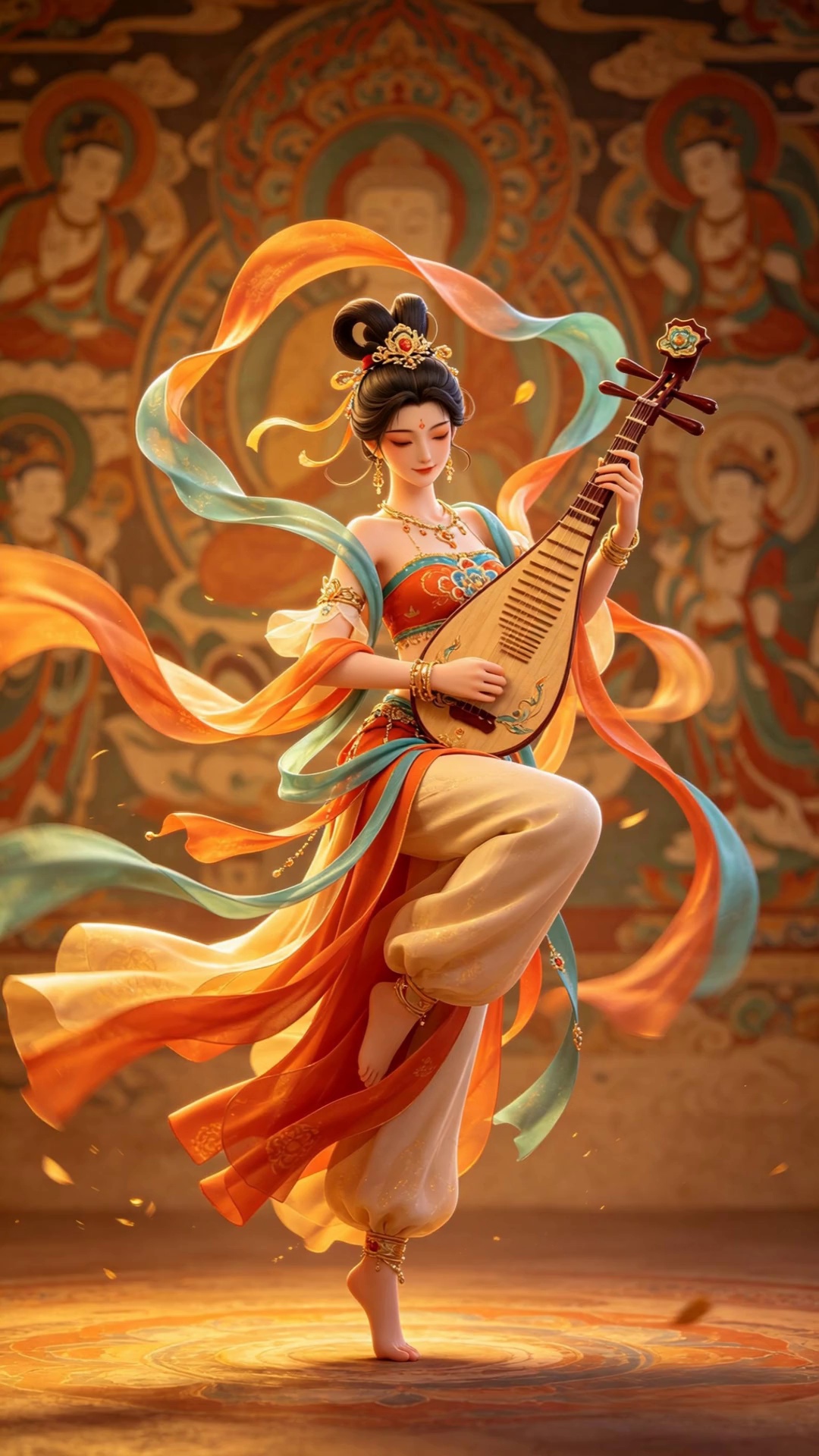 Dunhuang flying dance — source first frame