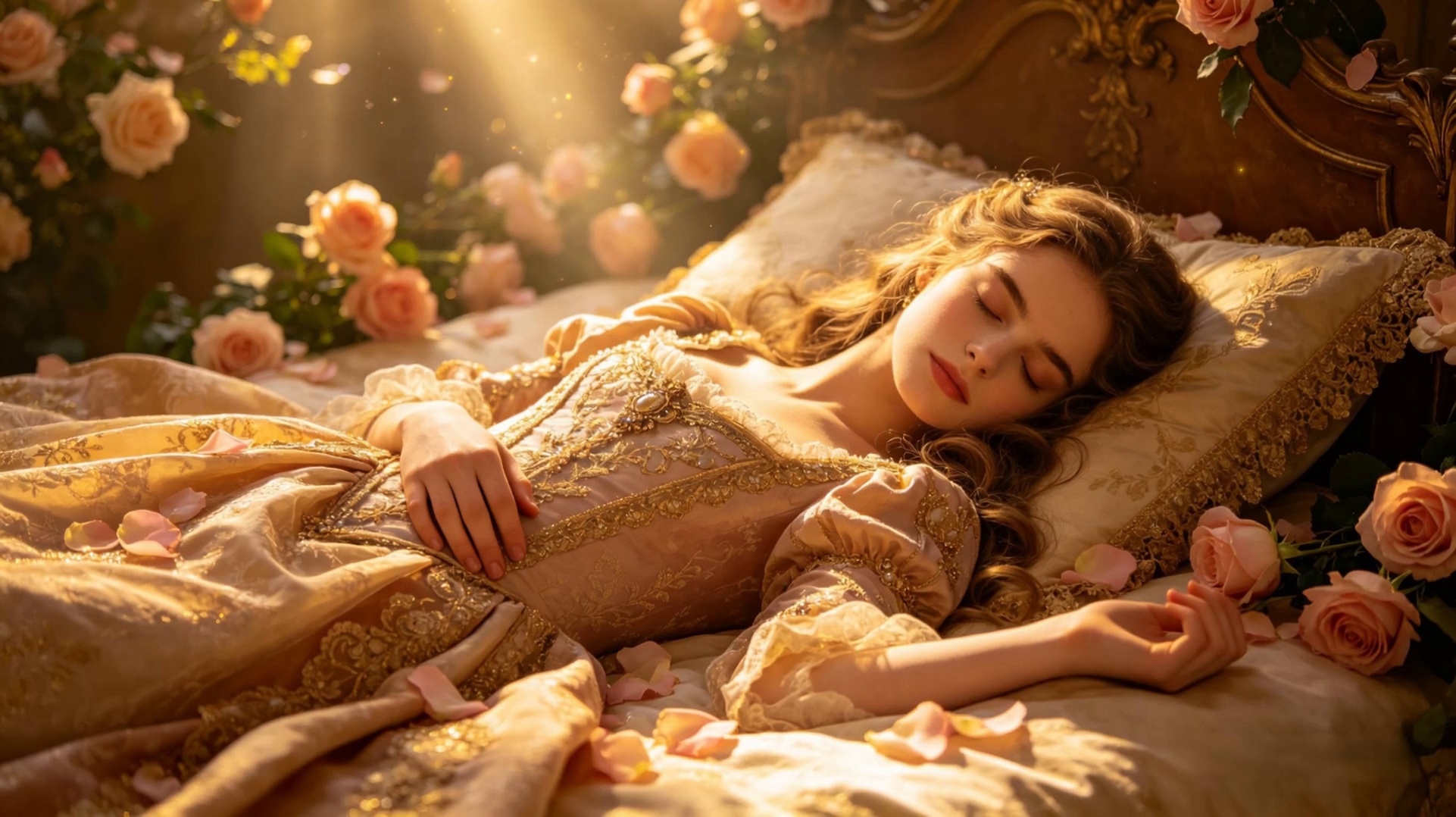 Princess close-up reveal — source first frame