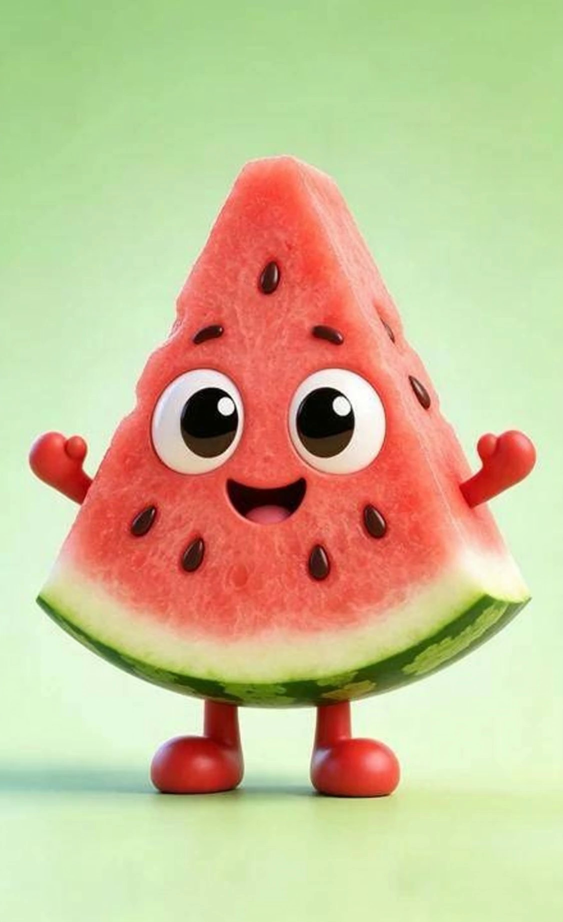 Talking watermelon — source first frame